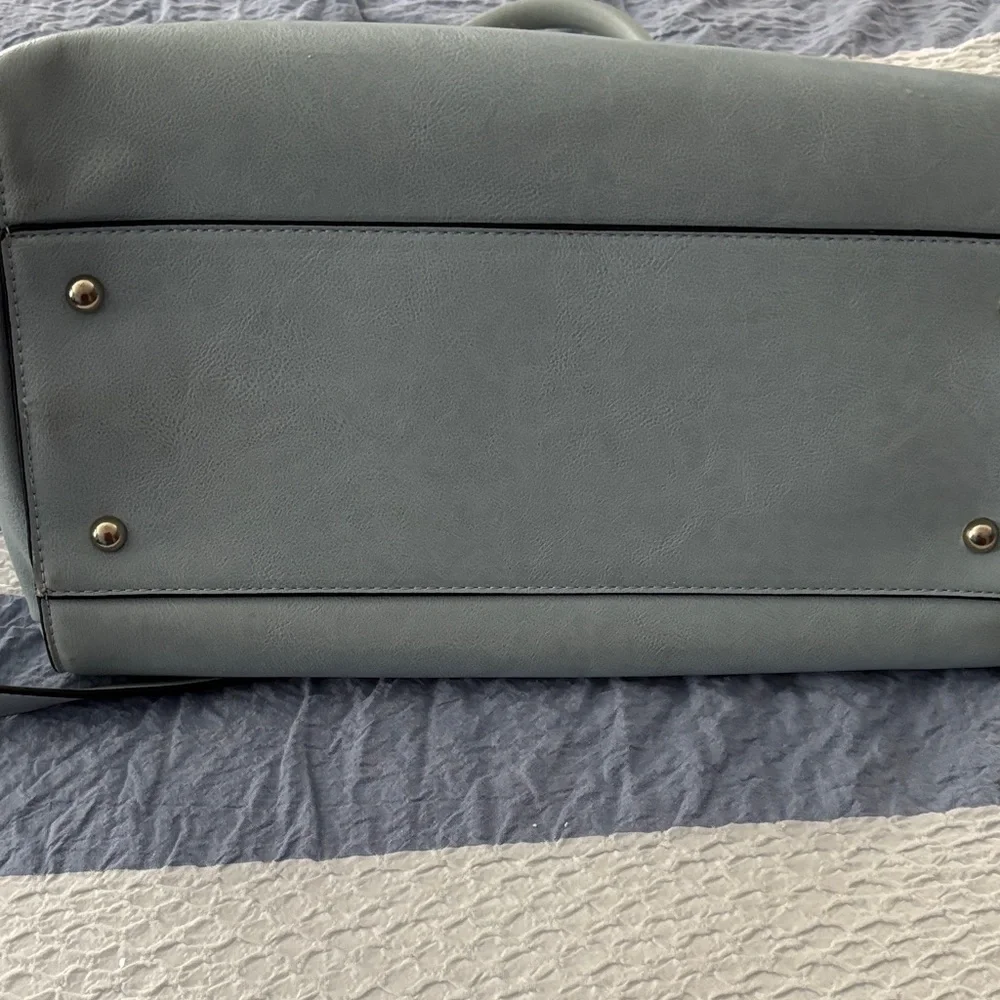 The Limited Slate Blue Satchel - Picture 7 of 8